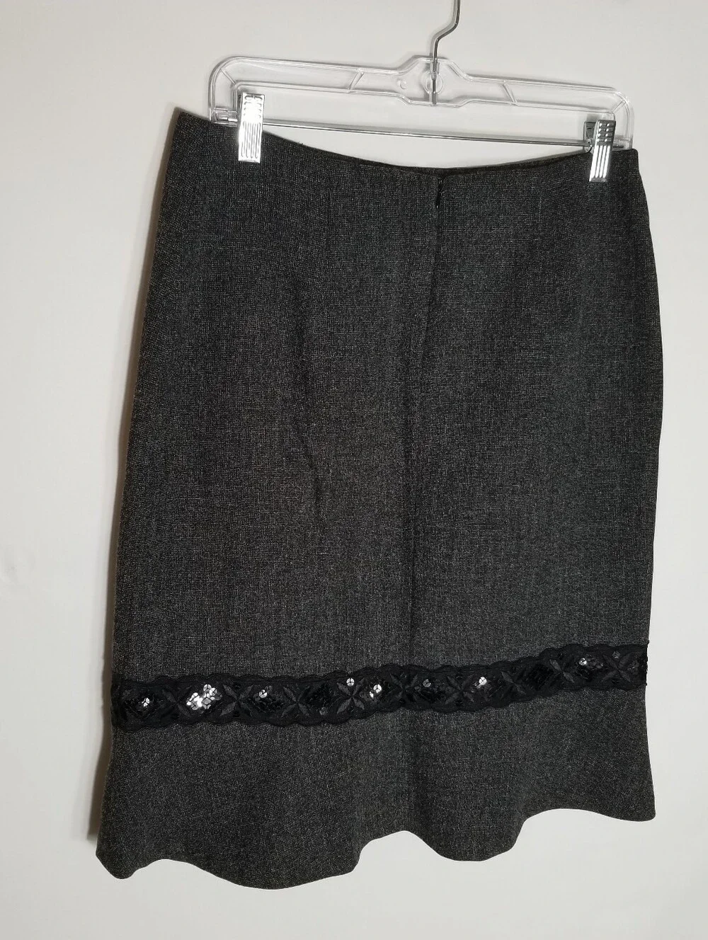 Cato Skirt Suit Women's 8 Sequin Detail Career Office Crop Jacket Skirt Set